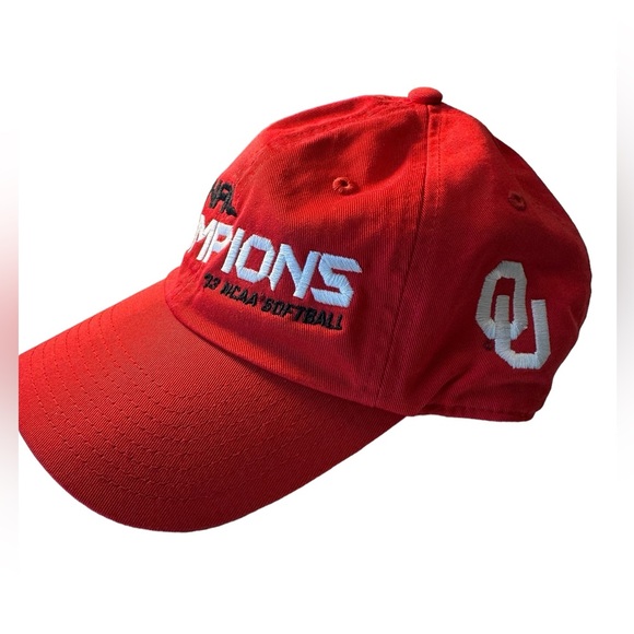 Oklahoma University 2013 Softball World Series Champions Women’s Baseball Hat - Picture 2 of 7